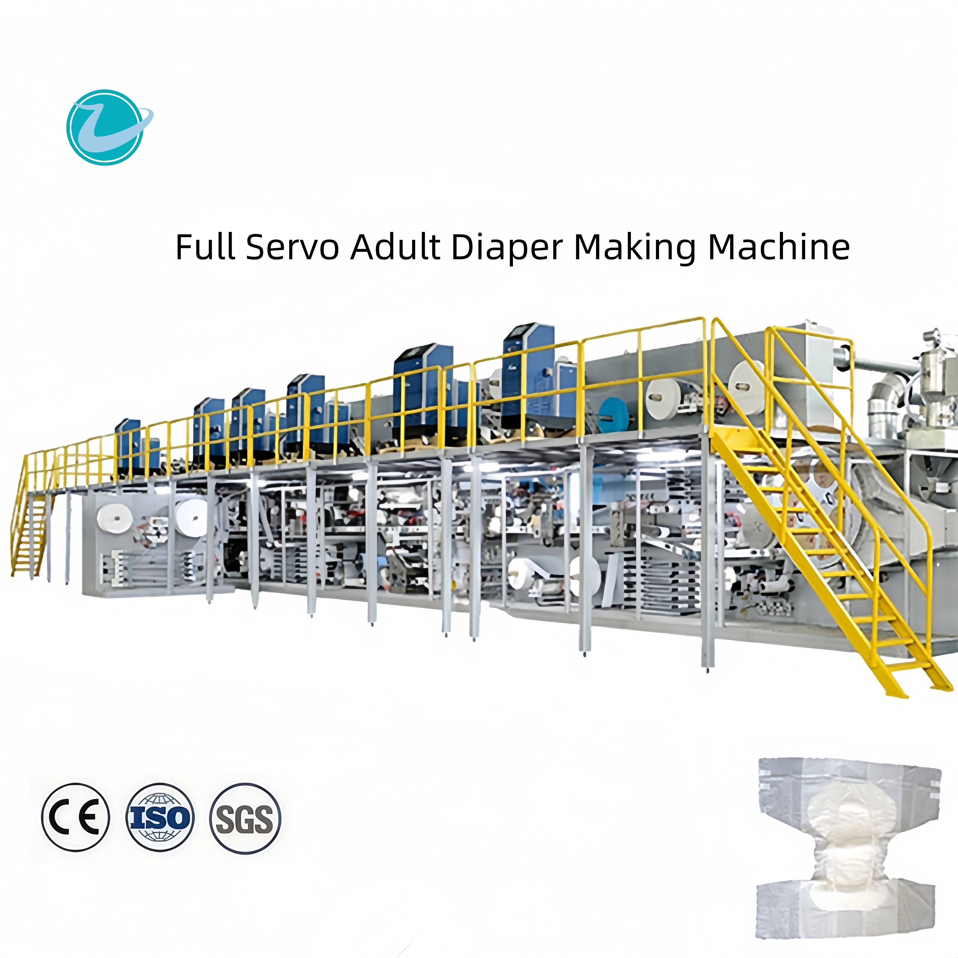 LINKWORLD - FULL SERVO ADULT DIAPER PRODUCTION LINE CUSTOMIZED