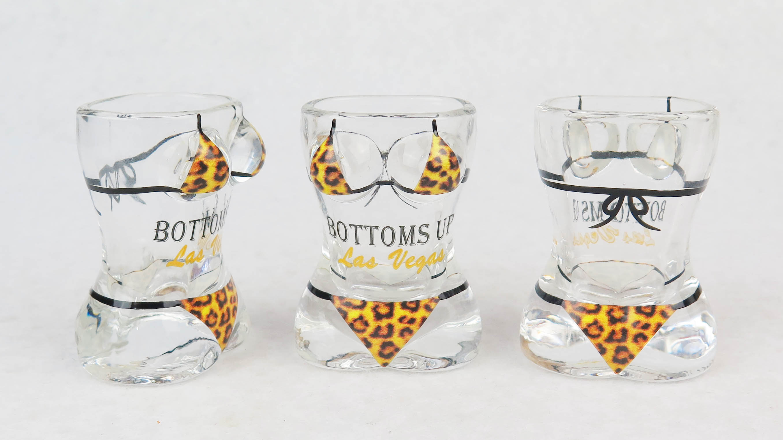 Hand Painted Pattern Glass Cup for Women – Small Wine Cup, Durable Human Bikini Shot Glass, Fun Bar Party Drinkware